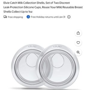 Catch Milk Collection Shells - Clear